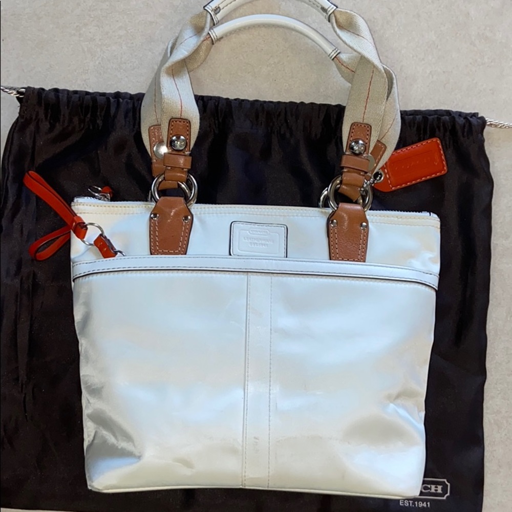 Coach Satin Tote
